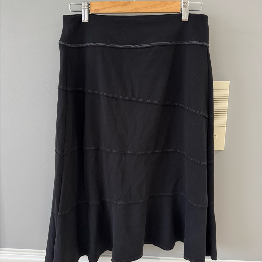 Athleta Black A-Line Skirt